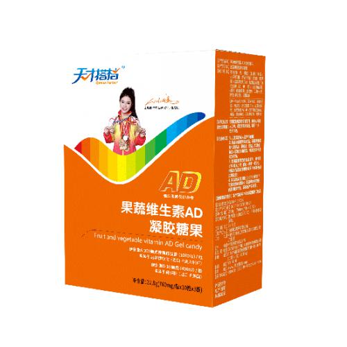 天才搭档果蔬维生素AD凝胶糖果